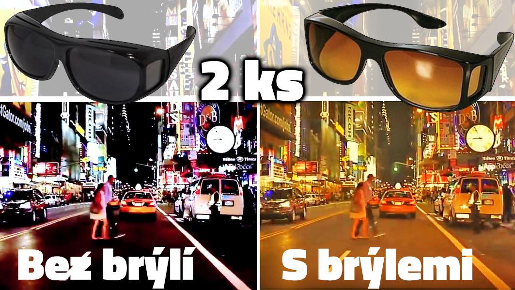 HD Vision brýle pro řidiče